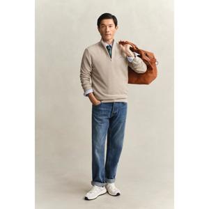 GANT Textured Cotton Half Zip Sweater